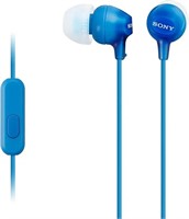 Sony MDREX15AP/L In-Ear Headphones With Microphone