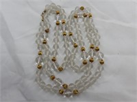 necklace w/ 585 gold balls