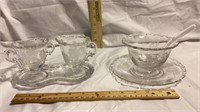 Underplate and Spoon, Sugar/Creamer/Tray Set