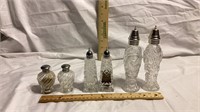 Clear Glass Salt/ Pepper Shakers (3)