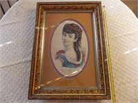 Picture Frame with Lady