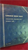 LINCOLN CENT COMPL BOOK 1941-65