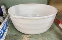 MILK GLASS MIXING BOWL