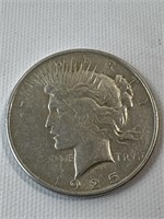 1925 P Peace Silver Dollar