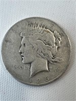 1926 D Peace Silver Dollar