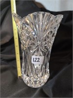 Heavy crystal vase