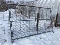 Chain link Gate10 ft x 6.5 ft high