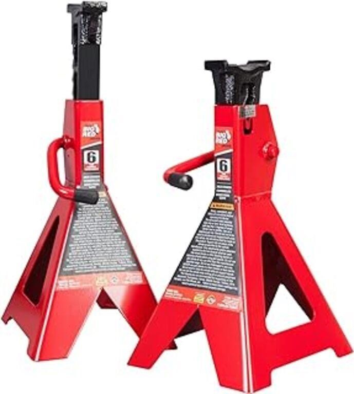Big Red At46002r Torin Steel Jack Stands: 6 Ton