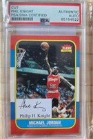 Fake Jordan RC Signed By Phil Knight PSA Auto