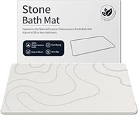 Zikibl Stone Bath Mat Diatomaceous Earth Shower