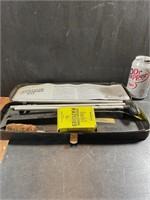 Gun cleaning kit in case