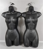 Two Hangable Female Mannequin Torsos