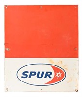 Spur Gasoline Porcelain Sign