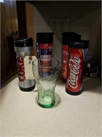 COCA COLA TRAVEL TUMBLERS & GLASS