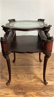 Lovely antique Asian table, dark finish with lots