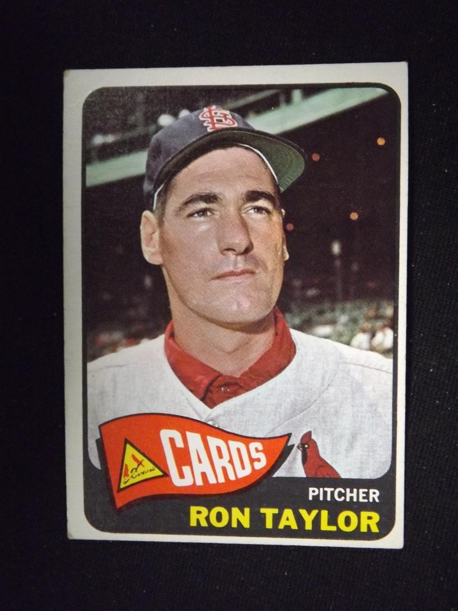 1965 TOPPS #568 RON TAYLOR CARDINALS HI NUM