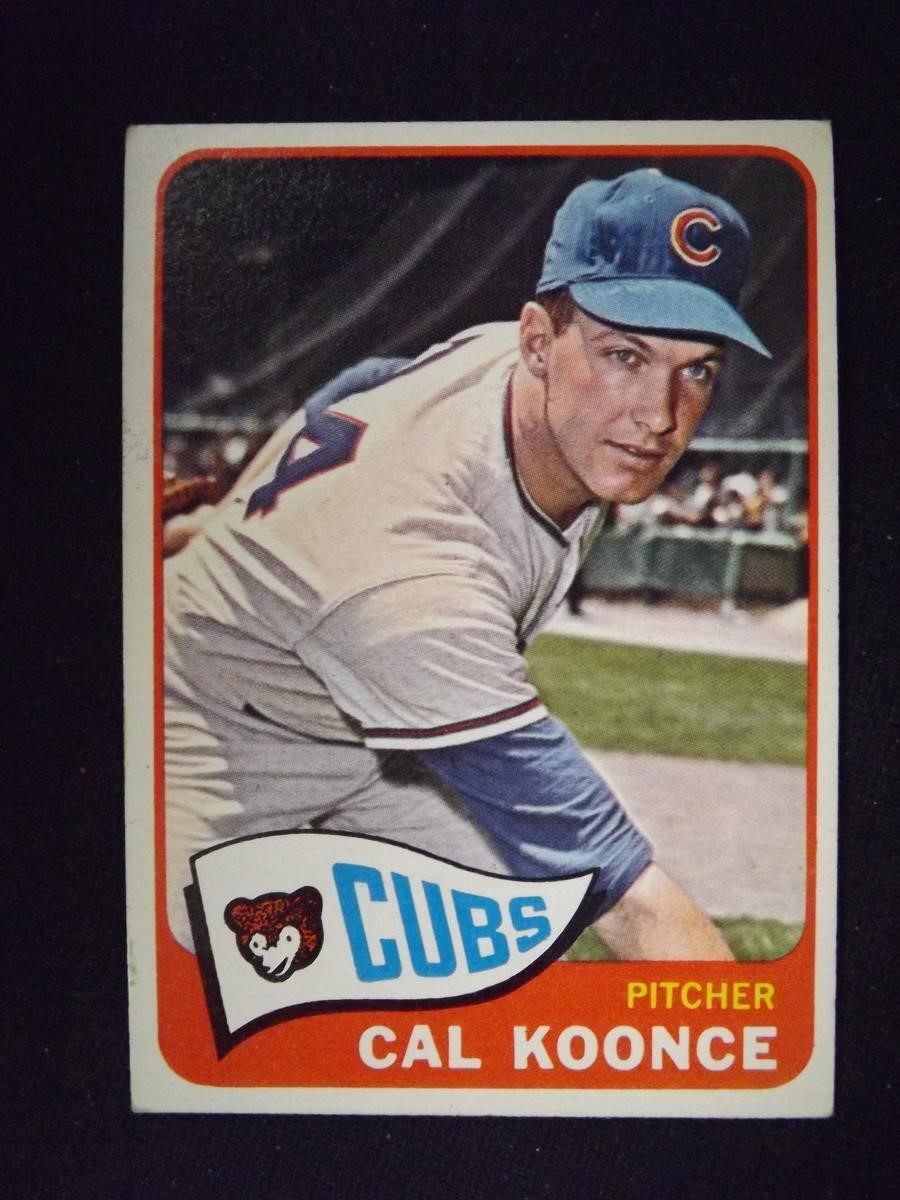 1965 TOPPS #34 CAL KOONCE CHICAGO CUBS