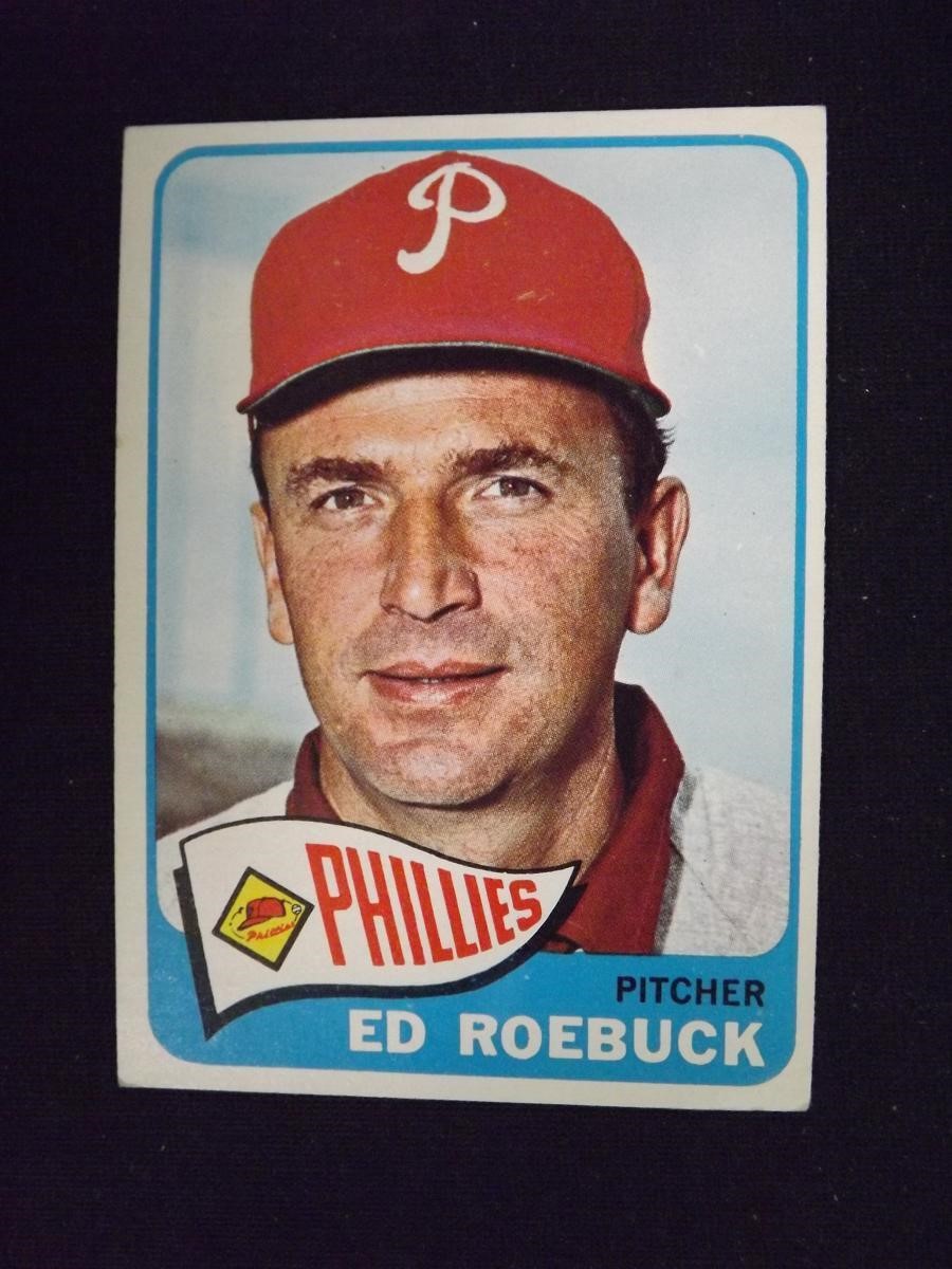 1965 TOPPS #52 ED ROEBUCK PHILLIES VINTAGE