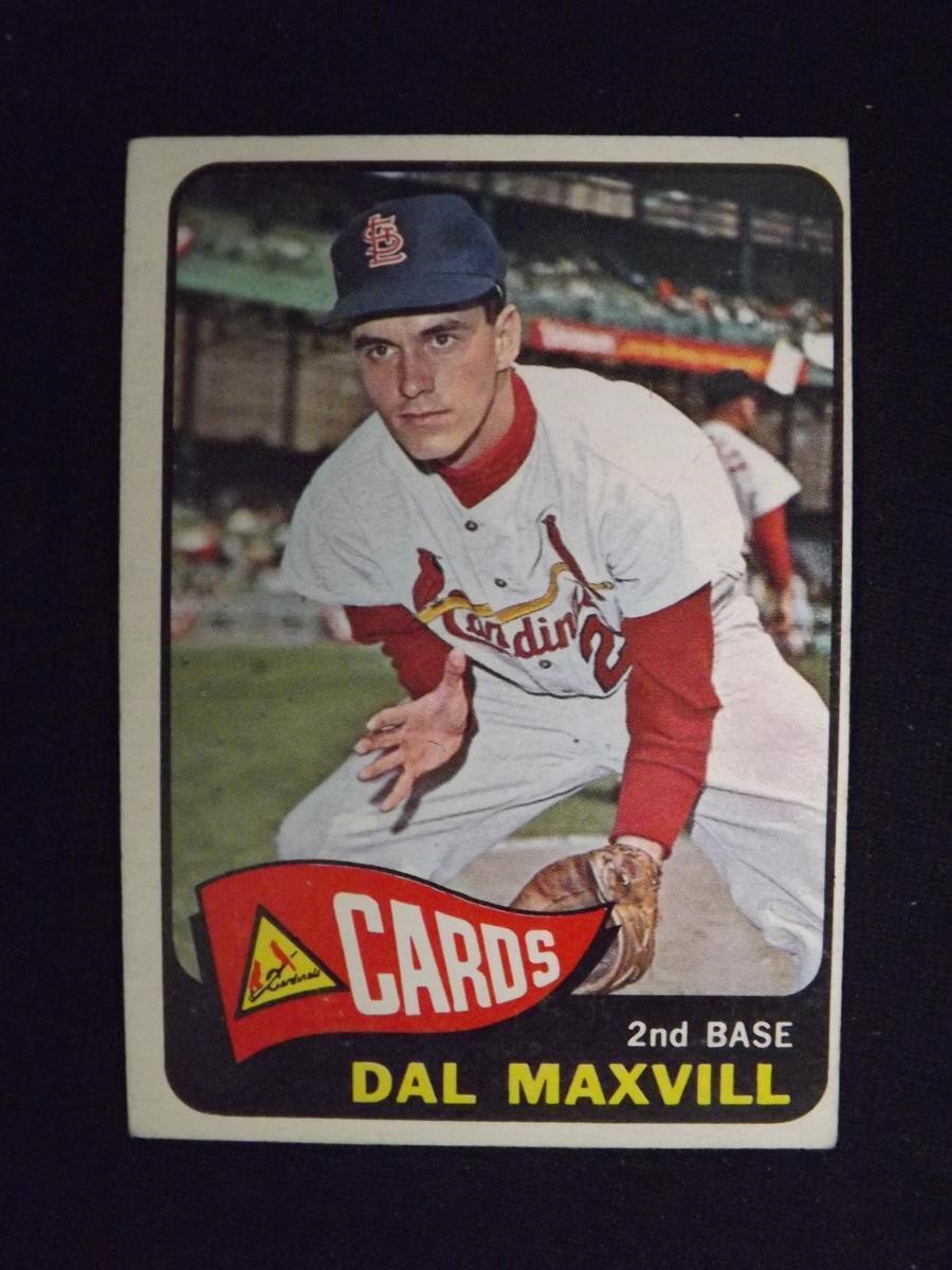 1965 TOPPS #78 DAL MAXVILL CARDINALS