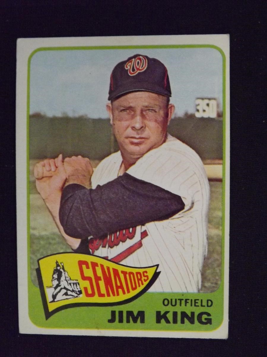 1965 TOPPS #38 JIM KING WASHINGTON SENATORS