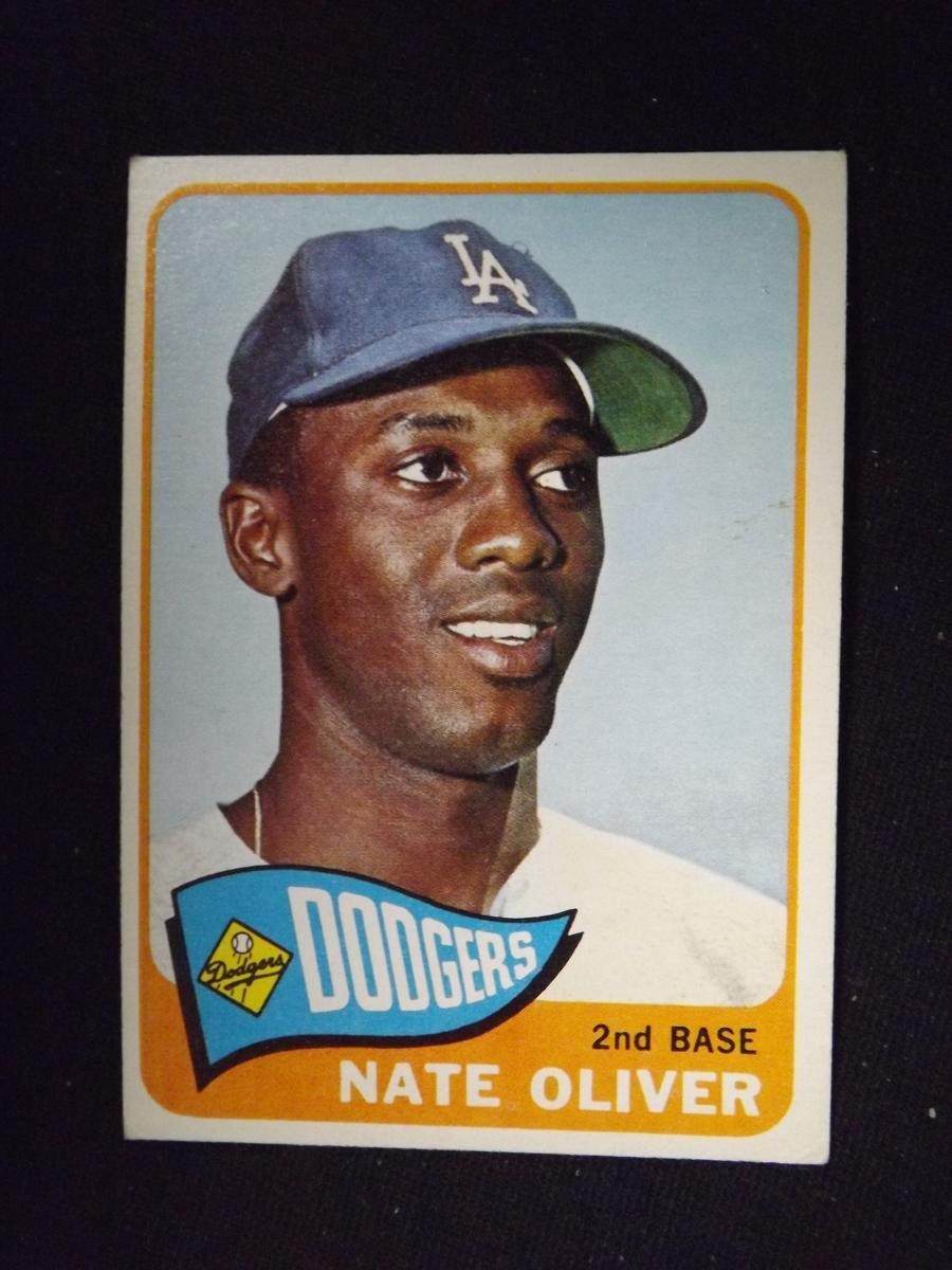 1965 TOPPS #59 NATE OLIVER DODGERS VINTAGE