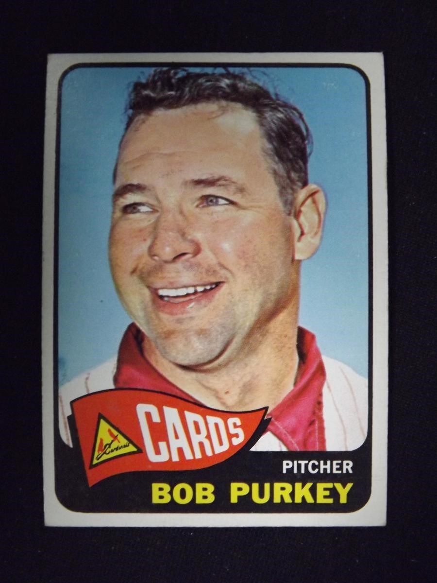 1965 TOPPS #214 BOB PURKEY ST LOUIS CARDINALS