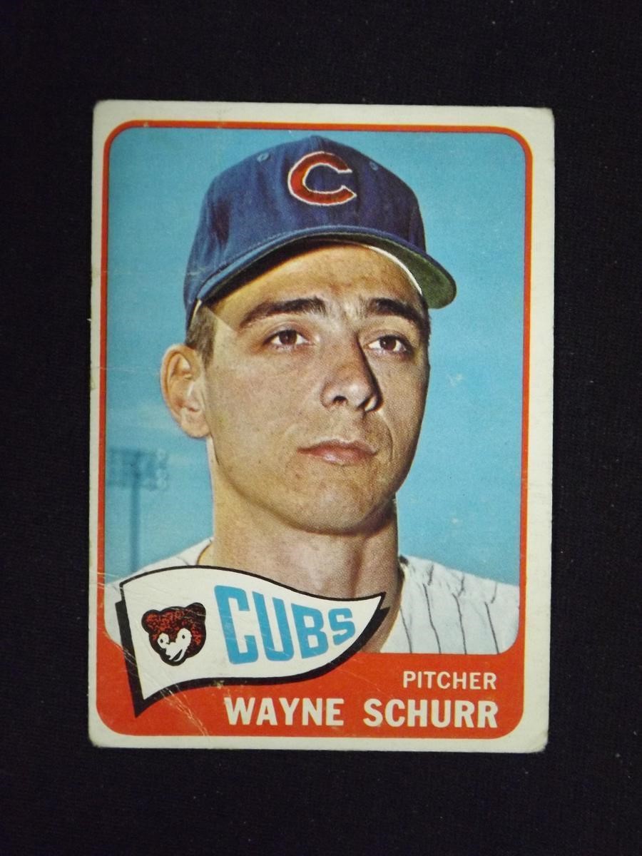 1965 TOPPS #149 WAYNE SCHURR CUBS VINTAGE