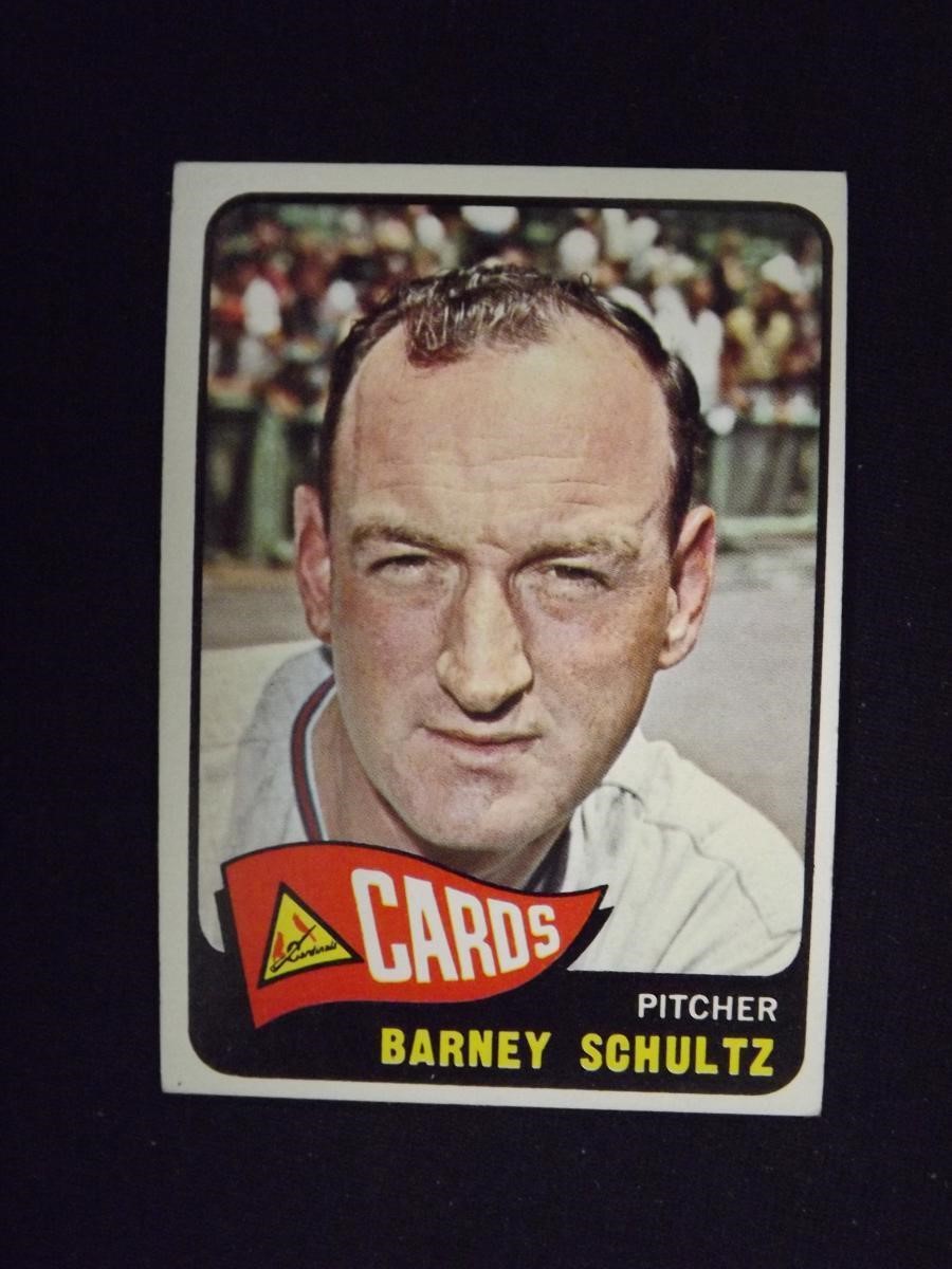 1965 TOPPS #28 BARNEY SCHULTZ CARDINALS