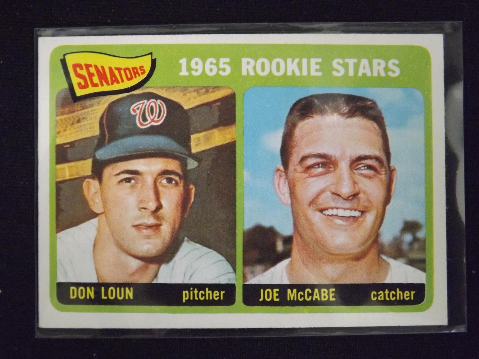 1965 TOPPS #181 SENATORS LOUN MCCABE RC