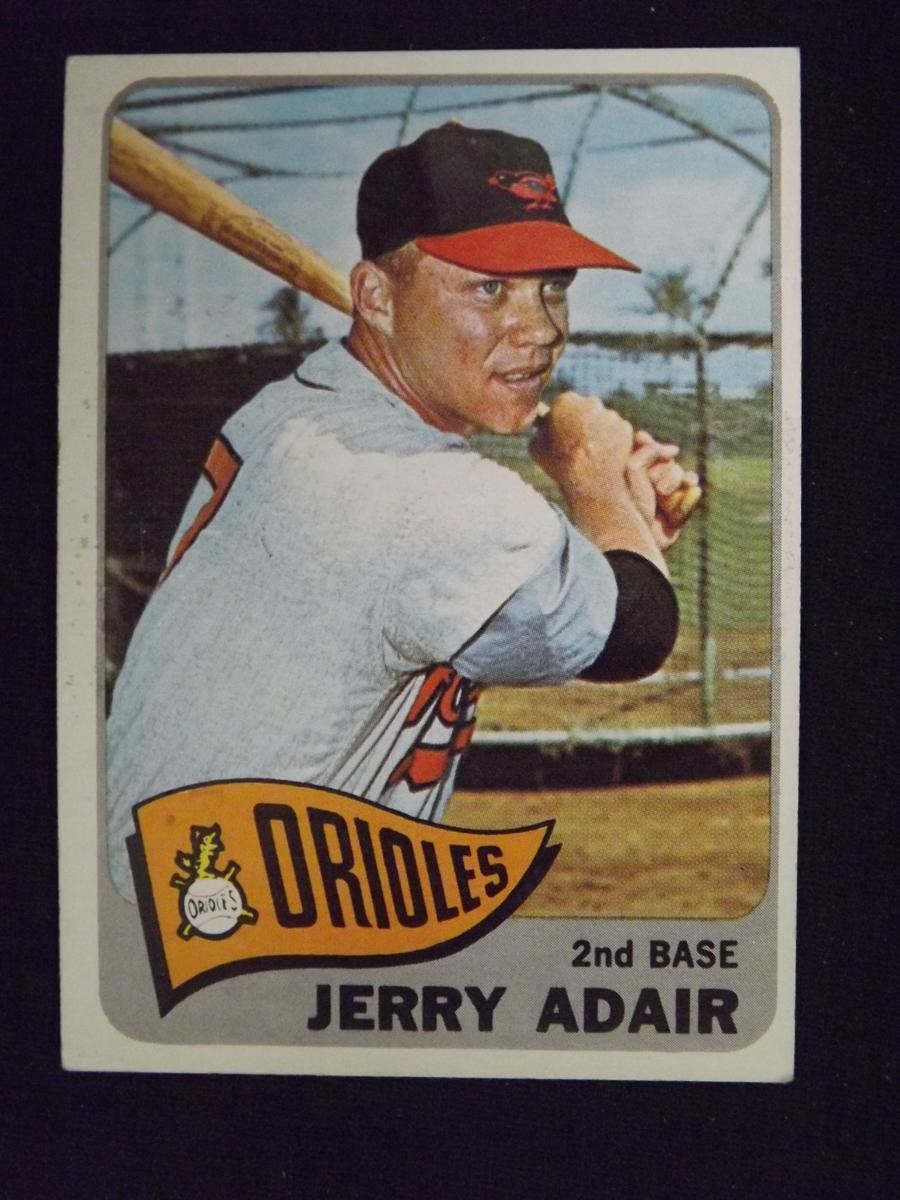 1965 TOPPS #231 JERRY ADAIR BALTIMORE ORIOLES