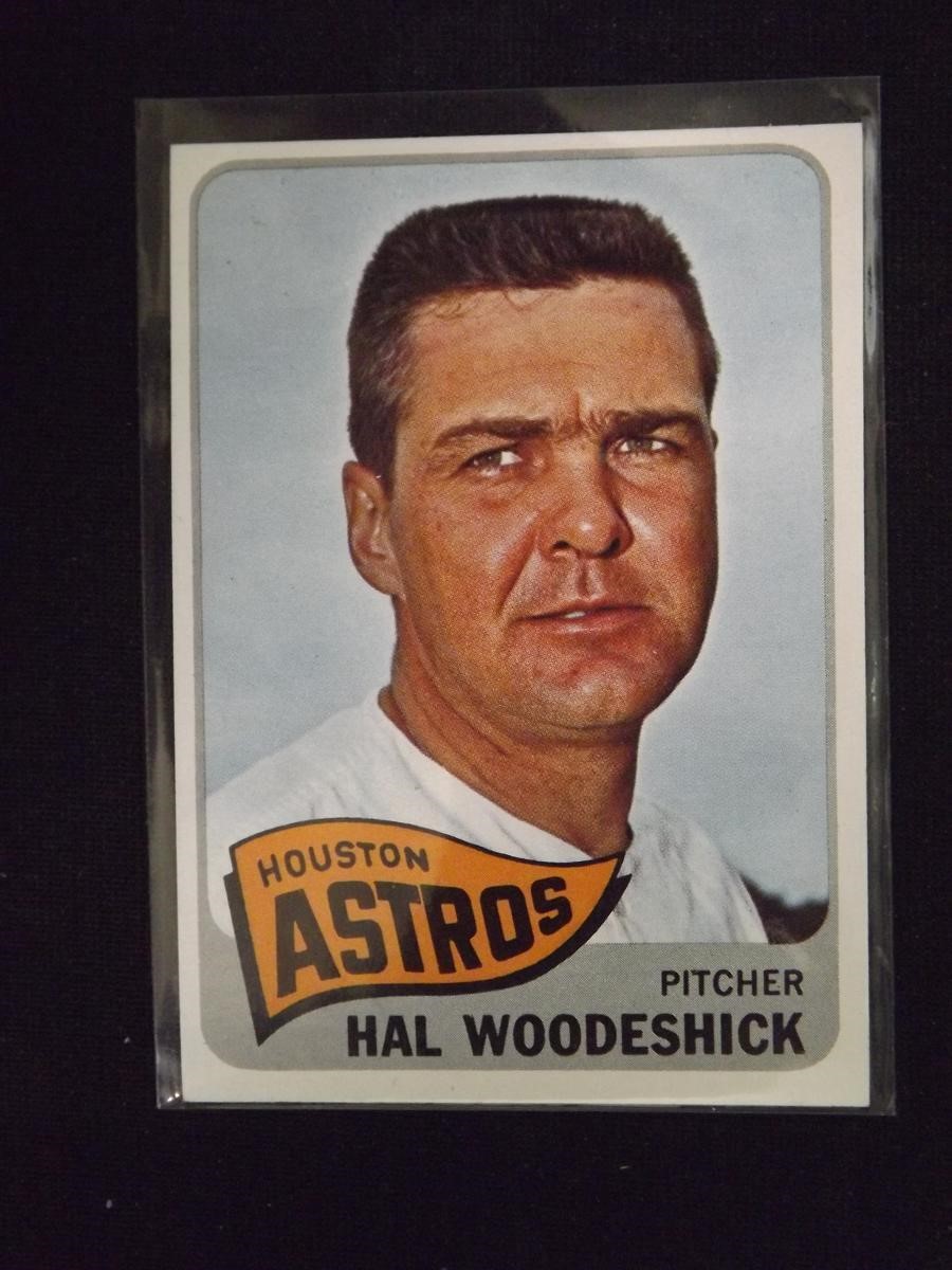 1965 TOPPS #179 HAL WOODESHICK ASTROS