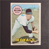 1969 Topps Baseball card #279 Roger Nelson