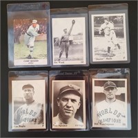 Old Baseball Card Lot with HOF Players