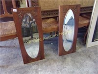 Carved Panels With Beveled Mirrors