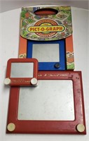 Lot w/ Etch-A-Sketches & Pict-O-Graph Book