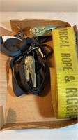 Ratchet straps & yellow rigging strap