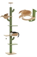 PETEPELA FLOOR TO CEILING CAT TREE [87-100IN] -