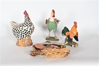 Ceramic Chicken Cookie Jar, Figurines