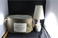 Little Table Lamp and Basket