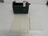 Soft sided tackle box with cases