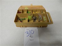 Small Plano Tackle box with lures