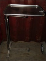 P729-  Stainless Rolling Work Stand