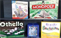 ASSORTED BOARD GAMES & TETLEY TEA BRAND SPOONS LOT