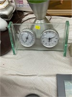 Seth Thomas Clock and Thermometer Set