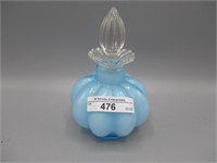 Fenton blue perfume bottle