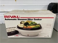 Rival automatic steamer/rice cooker