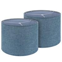 Drum Lamp Shade Set of 2, 13x13x10 inches Easy Ass