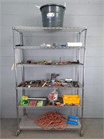 Lot Of Tools And Garage Items - Rack Not Included