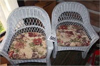 2 Matching Wicker Chairs