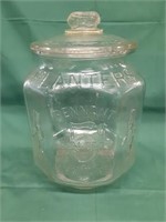 Planters Pennant  Peanuts Jar w/Lid